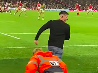 Cardiff pitch invader handed l...